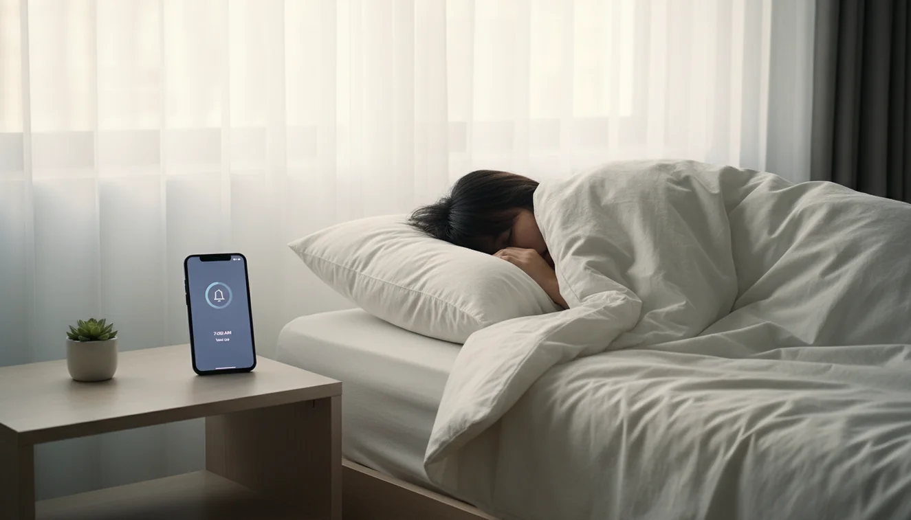 Heavy sleeper phone alarm with loud volume and mission-based wake-up